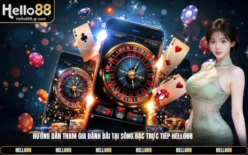 Hướng dẫn tham gia đánh bài tại sòng bạc trực tiếp Hello88