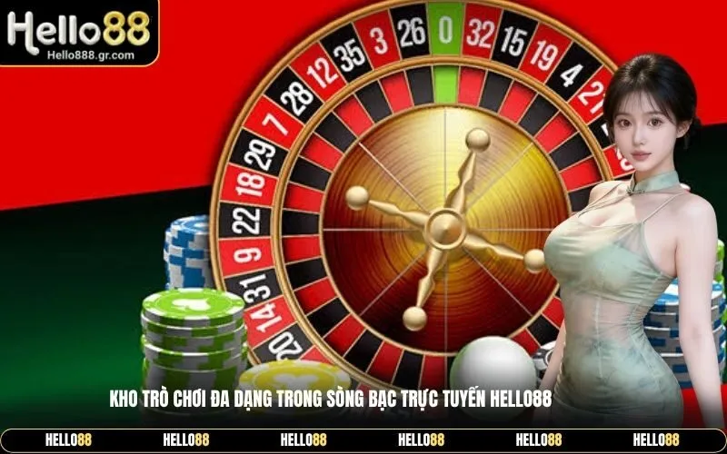 Kho Trò Chơi Đa Dạng Trong Sòng Bạc Trực Tuyến Hello88